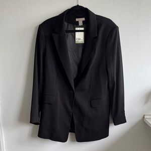 H&M Black Blazer Jacket New With Tags